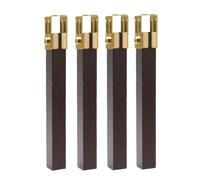 Amig - Pack de 4 Patas para somier - Abrazadera para Estructura 30×30 mm - Acero de Alta Resistencia - Color Negro - Medida 270×30×30 mm - Mod. 14