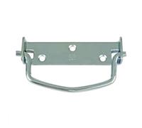Amig - Pack de 5 Tiradores Multiusos - 100 x 27 mm - Ideal para Baúles, Muebles, Cajones o Cajas de Herramientas - Duradero y Resistente - Acero Zincado