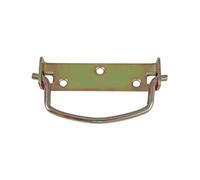 Amig - Pack de 5 Tiradores Multiusos - 125 x 27 mm - Ideal para Baúles, Muebles, Cajones o Cajas de Herramientas - Duradero y Resistente - Acero Bicromatado