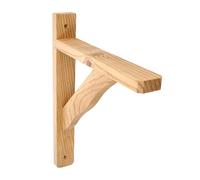 Amig - Palomilla de Madera - 320 x 280 x 35 x 15 mm - Pino - Soporte para Baldas y Estanterías - Cocina, Salón, Oficina y Garaje - Instalación Sencilla - Mod. 18