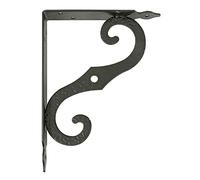 Amig - Palomilla para estanterías de Pared - Escuadra metálica para baldas - Ángulo para estantes - Soporte estantería - Acero - Color Blanco - Medida: 200x150 mm - Peso máx. Recomendado: 100 Kg