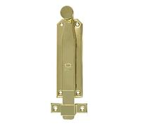 Amig - Pasador de Sobreponer para Puertas Mod.310 - Pestillo de Seguridad Dorado para Colocar Horizontal o Vertical - De Zamak con Acabado Latonado - Medidas: 150 x 38 mm