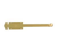 Amig - Pasador de Sobreponer para Puertas Mod.3700 - Pestillo de Seguridad Dorado para Colocar Horizontal o Vertical - De Latón con Acabado Mate - Medidas: 500 x 48 mm - Incluye Tornillos