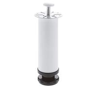 Amig - Pata Redonda para Mueble - Mod. 5-150 x 50 x 1,2 mm - Altura Ajustable de 10 mm - Resiste hasta 20 Kg/Pata - con Alta Resistencia - Acero Blanco