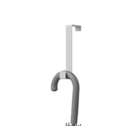 Amig - Perchero para puerta - 180 x 25 mm - Colgador color Blanco - Fabricado en Acero. Mod. CP40