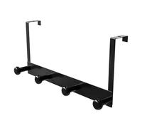 Amig - Perchero para puerta - 350 x 174 x 88 mm - Colgador color Negro - Fabricado en acero y madera FSC. Mod. CP45