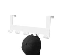 Amig - Perchero para puerta - 435 x 172 x 72 mm - Colgador color Blanco - Fabricado en Acero. Mod. CP42