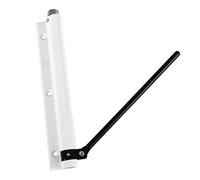 Amig - Pernio Muelle de Aluminio con Brazo de Acero Inoxidable Mod. 200-190 x 180 mm - Regular la Potencia de Cierre de Puertas Ligeras - Máximo 40 kg - Acabado Blanco