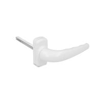 Amig - Pieza de Manilla de Roseta Reforzada - Modelo Sendoa - Fabricada en Aluminio - Medida: 125 X 66 mm - Cuadradillo de 8 mm - Blanco
