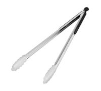 Amig - Pinzas Barbacoa Fireplus - Acero Inoxidable - Mango Antideslizante - Resistente al Calor - Longitud 34,5 cm - Perfectas para Parrillas y Ahumadores