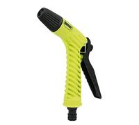 Amig - Pistola de Riego - Regulable - 170 mm - Caudal Fácilmente Ajustable - Palanca de Bloqueo para Mayor Comodidad - Plástico ABS - Verde Pistacho y Negro