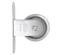 Amig - Polea Zincada con Roldana Metálica para Tendedero de Ropa - Soporte de Sujeción - Instalación Sencilla - Ref. 23576