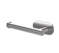 Amig - Portarrollos Adhesivo de baño para Papel higiénico Mod. EA-3 - Soporte Rollo de WC Adhesivo sin Tornillos - 164 x 70 x 45 mm - Acero Inoxidable - Plateado Mate