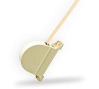 Amig - Recogedor Exterior de Sobreponer Abatible de Plástico para Persianas con Cinta de 20 mm y Carcasa en Marfil - Medidas: 3,5 x 17,4 x 12,5 cm - Fácil de Instalar