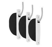 Amig - Recogedor para Persianas Compacto de Empotrar o Encastrado - para Cintas de 14 mm - Sin Pivote con Frente de Plástico - Diseño Sencillo y Atemporal - Blanco - Medidas: 2.8 x 18 x 9 cm