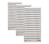 Amig - Rejilla Cuadrada de Aluminio con Mosquitera - Rejillas de Ventilación para Salida de Aire - Ideal para Techo de Cocina y Baño - Medidas 200 X 200 MM - Color Plateado (Paquete de 3)