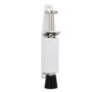 Amig - Retenedor de Pie de Goma Mod.10 para Sujetar y Mantener Abiertas las Puertas - Tope Vertical de Zamak - Anti Portazos - Medidas: 120 x 25 mm - Recorrido: 28 mm - Blanco