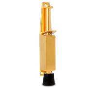 Amig - Retenedor de Pie de Goma Mod.11 para Sujetar y Mantener Abiertas las Puertas - Tope Vertical de Zamak - Anti Portazos - Medidas: 165 x 30 mm - Recorrido: 45 mm - Dorado