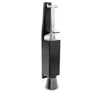 Amig - Retenedor de Pie de Goma Mod.11 para Sujetar y Mantener Abiertas las Puertas - Tope Vertical de Zamak - Anti Portazos - Medidas: 165 x 30 mm - Recorrido: 45 mm - Negro