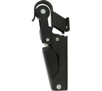 Amig - Retenedor de puerta - Cierre Hidráulico de Puerta - Fabricado en Aluminio - Medidas: 108 x 32 mm - Ideal para freno, tope o amortiguador de puertas - Color: Negro - Peso Máximo 40 kg