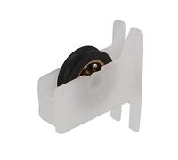 Amig - Rodamiento Ventana Corredera - Juego de 2 unidades - Tamaño 38 x 40 mm - Carcasa de Nylon Con Rodamientos de Bolas - Diseñado para Ventanas Deslizantes - Color Blanco - Mod. COR02