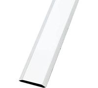 Amig - Tapajuntas para Suelo - 820 mm x 34 mm - Tira de Transición Liso y con Fijación Adhesiva - Cubrecantos Embellecedor para Uniones - Acero Inoxidable 18/8 Plateado Mate