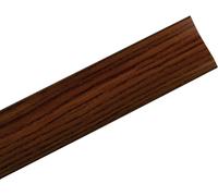 Amig - Tapajuntas para Suelo | 820 mm x 40 mm | Tira de Transición en Escalón y Adhesivo | Cubrecantos Embellecedor para Uniones de Madera, Parquet, Tarima, Mármol y Azulejo | Aluminio Nogal Oscuro
