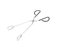 Amig - Tenacillas para Barbacoa - 34.5 cm - Plateado - Acero Inoxidable - Utensilio para Cocina y Parrilla con Sensación de Firmeza y Sujeción Cómoda - Mod. AM33