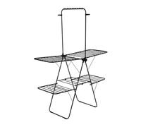Amig - Tendedero Vertical Mod. Aeria TowerPro - Acero y Polipropileno - Fácil Montaje y Plegado - 29 m de Espacio de Secado - Gran Capacidad - Medidas 160 x 68 x 205 cm - Color Negro