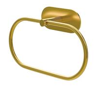 Amig - Toallero Adhesivo de baño Mod. EA-2 - Soporte de Pared para Toallas Adhesivo sin Tornillos - 205 x 125 mm - Acero Inoxidable - Oro Mate