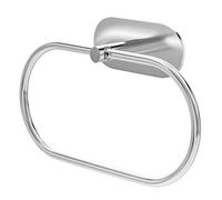 Amig - Toallero Adhesivo de baño Mod. EA-2 - Soporte de Pared para Toallas Adhesivo sin Tornillos - 205 x 125 mm - Acero Inoxidable - Plateado Mate