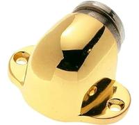 Amig - Tope Magnético para Puertas - 44 x 40 mm - Fijación al Suelo Mediante 2 Tornillos - Retenedor para Proteger Paredes contra Golpes y Rozaduras - Evita Portazos - Zamak Dorado