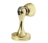 Amig - Tope Magnético para Puertas - Ø45 x 75 mm - Fijación al Suelo o la Pared Mediante Tornillo - Retenedor para Proteger Paredes contra Golpes y Rozaduras - Evita Portazos - Zamak Dorado