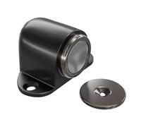 Amig - Tope Magnético para Puertas - Retenedor con Potente Imán - Fácil Instalación en Suelo - Incluye Tornillería - Negro - 44 x 40 mm - Zamak