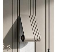 AMIGO Paneles acústicos de chapa de madera autoadhesivos,1,2 m² - 1 unidad 300 x 40 x 0,3 cm Paneles de pared 3D con aspecto de madera,acústico y decoración de paredes, salón,oficina,beige
