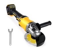 Amoladora angular batería para Dewalt, 125 mm, 10.000 rpm, herramienta de separación, amoladora eléctrica, motor sin escobillas para cortar madera, plástico, metal pulido (sin batería)