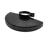 Amoladora angular de aluminio fundido de 180 mm, escudo protector de 195 x 52 mm con diámetro interior de 50 mm, cubierta de seguridad gruesa para muela, color negro