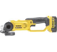 Amoladora angular dewalt dcg412m218v disco 125mm con 2 baterías de 4ah + maletín