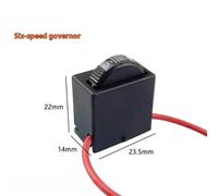 Amoladora angular eléctrica de 12A y 250V, herramienta eléctrica AC220V, interruptor controlador de regulación de 6 velocidades para DR2-6/1FE de amoladora eléctrica A2