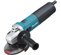 Amoladora angular eléctrica profesional Makita 9565 CVR, 1400 vatios, disco de amolar de 125 mm, velocidad variable, freno automático