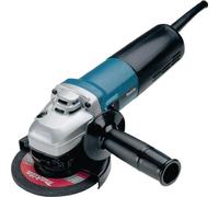 Amoladora angular eléctrica profesional Makita 9565CR, 1400 vatios, disco de lijado de 125 mm, con freno de husillo