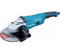 Amoladora angular eléctrica profesional Makita GA 9020 RF, 2200 vatios, disco de amolar de 230 mm, freno de seguridad, protección contra el bloqueo