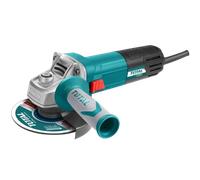 Amoladora Angular Eléctrica Total 950W, 125 mm, 11000 rpm, para Corte, Pulido y Lijado, Ideal para Metal, Madera y Plástico, con Certificación CE