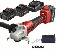 Amoladora angular inalámbrica – Amoladora eléctrica – Amoladora sin cable – Amoladora para metal – Pulidora