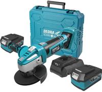 Amoladora angular inalámbrica de 18V, 2 baterías de 4.0Ah, sistema SAS+ - DED7030A06