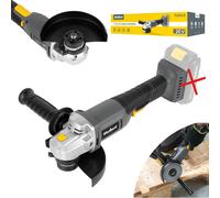 Amoladora angular inalámbrica de 20 V y 125 mm, potente y ligera.
