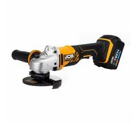 Amoladora angular inalámbrica jcb 115 mm 2x5,0 ah, para corte y amola