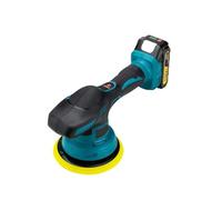 Amoladora angular inalámbrica, pulidora digital de doble acción de 8 engranajes, máquina de encerar para pulido de coche para batería de 18 V para coche, barco, lijado y encerado