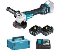 Amoladora Angular Makita DGA513RTJ | 125 mm | 18V LXT | Brushless | 2x 5,0Ah + DC18RC + Makpac 3