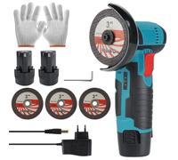 Amoladora angular mini, inalámbrica, incluye 2 baterías, amoladora